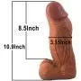LZYAA Super Big Size Realistic Dildo, 3.15Inch Huge Penis Suction Cup Base, Adult Sex Toys Product for Female, Couple (Brown) LZYAA Super Big Size Realistic Dildo, 3.15Inch Huge Penis Suction Cup Base, Adult Sex Toys Product for Female, Couple (Brown)