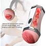 Male Hands Free Pockèt-Pûssy Men Mâsturbâtion Toys Relax Deluxe Adult Toys for Men Pleasure 2 in 1Double-Ended Design-8-frequency Vibration Mode-Intelligent Pronunciation（with Headset Mode）