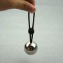 Omkuwl Male Adjustable Silicone Penis Ring Metal Ball Weight Hanger Penis Enlargement Device 3.2cm