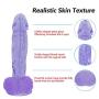 TTQQJJ 8.86 Inch Large Size Wand Lifelike Feel Toys - Blue - Xiaoxuewunianji