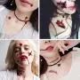 NiceGoods Halloween Scar Temporary Tattoos Realistic Blood Wound Spider Tattoo Sticker Waterproof Zombie Makeup Prank Props 14 Sheets NiceGoods Halloween Scar Temporary Tattoos Realistic Blood Wound Spider Tattoo Sticker Waterproof Zombie Makeup Prank Props 14 Sheets