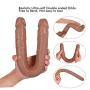 Double-Ended Dildo, 15.2 Inch Super Long Realistic Penis for Lesbians, Flexible Double Dong Adult Sex Toys for Men and Women Masturbation