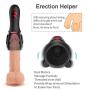 Male Vibrator Penis Training Cup with 10 Vibrating Modes - Adorime Male Masturbator Penis Trainer Stroker Toy for Men Erection & Sexual Endurance Prolonging