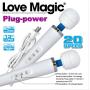 Love Magic 20 Speed Plug-in Full Body Massage Wand Powerful Motor Therapeutic