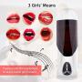 WeDol Heating Male Masturbator Cup Fully Automatic with 10 Powerful Modes and 10 Speeds Control 3 Female Moans Dual Stimulation Realistic Heating Vagina Stroker Masturbation Sex Toys