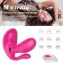 Wearable Heated Vibratur for Women, Wireless Personal Heating Remote Control USB Rechargeable Safe Waterproof with Perfect Cute Cat Gifts for Girlfriend and Wife