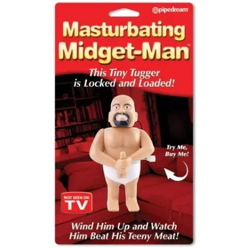 Pipedream Masturbating Midget-Man Wind-up Doll