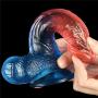 Exclusive Multi Colour Clear Dildo Realistic Anal Dildo, G spot Strap on Dildo with Strong Suction Cup
