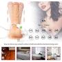 WYY Realistic Dildo Automatic G-Point Vibratór and Suctión Cup Female Hands-Free Séx Fun, PVC Energetic Penis Séx Toy Rechargeable Anal Vibratór for Orgasm Shirt