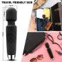 Portable USB Rechargeable Vibrator Handheld Wand Massager Powerful Magic Massage Toys Waterproof for Body Muscle Aches Portable USB Rechargeable Vibrator Handheld Wand Massager Powerful Magic Massage Toys Waterproof for Body Muscle Aches
