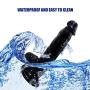 Lfcmf Huge Dǒngs 8.26 Inch Massage Wand (8.26 inches Long, 1.57 inchesWide) Handsfree Big Personal Relax Toys for Women (Color : Black)