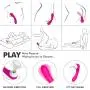 Clitoral Sucking Dildo Vibrator, Waterproof G-Spot Clit Massager for Female with 10 Suction & 9 Vibration, Rechargeable Nipple Stimulator Adult Sex Toys for Women and Couples (Pink)