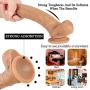 8 Inch Dildo Lifelike Silicone Realistic Dual Density Mens Penis Cock Dong Anal Sex Toys for Masturbation