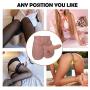 3D Realistic Sex Love Doll for Women Ass Butt Masturbator with Flexible Dildo and Tight Anal Entry Fake Penis with Ball Adult Sex Toys for Female Masturbation-11x9.44x7.87inch