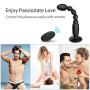 Anal Vibrator Prostate Massager for Men - Adorime Waterproof Vibrating G-spot Vaginal Sex Toy with 10 Modes Butt Plug for Women, Rechargeable Hands-Free Suction Cup Prostate Spot Stimulator