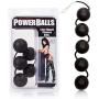 CalExotics Power Balls - Ben Wa Kegel Weights - Pelvic Floor Exerciser - Anal Beads - Adult Sex Toys - Black