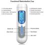 Male Masturbation Toy Electric Vibrating Masturbator Cup Automatic Aircraft Cup Man Sex Toy Hands Free with USB Rechargable Realistic 3D Vagina