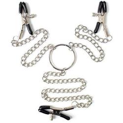 HHY Adjustable Nipple Clamps Fetish Nipple Teasers Breast Clit Sensual Bondage (Three Head Clip)