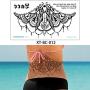 5 Sheets 13.8x24cm Sternum Chest Temporary Tattoo Big Body Art Sticker Jewelry Pendant