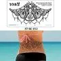 5 Sheets 13.8x24cm Sternum Chest Temporary Tattoo Big Body Art Sticker Jewelry Pendant 5 Sheets 13.8x24cm Sternum Chest Temporary Tattoo Big Body Art Sticker Jewelry Pendant