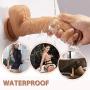 Realistic Vibrating Dildo G-spot Vibrator with 360°Rotation, Recharge Waterproof Penis with Suction Cup and Remote Control, Treediride Clit Nipples Stimulator Massager for Women or Couple
