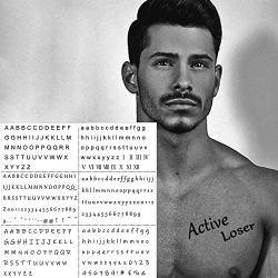 6 Sheets Temporary Tattoo Small Sticker 26 Black Letters Waterproof Number Tatuajes Tattoos Waterproof Tattoo Alphabet