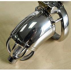 GKWJD-Chástí-ty Belt Cock Lock Chasteness Stainless Steel Male Metal Waterproof Trainer Comfortable Sleek Hypoallergenic for Men Beginners 371 (Size : 50mm)