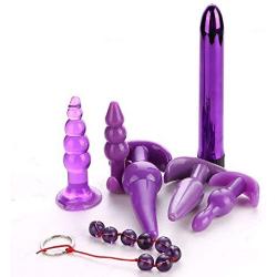 7PCS Silicone Jelly Anal Vibrator Beads Dildo Vibration Massager Sex Toys Masturbation Butt Plug Vibrator