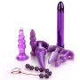 7PCS Silicone Jelly Anal Vibrator Beads Dildo Vibration Massager Sex Toys Masturbation Butt Plug Vibrator