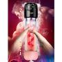 Hands Free Play Male Effective PênīsPump air Vacuum Pump Pênīsgrowth, Automatic Pênīsextender Length Device for Men Realistic Silicone