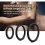 9 inch New Silicone Wearable Male Rod Extension Enhancer Girth Extender Slêeve for Men Best Gift for Travel + 3 Pcs Pên?sdêlay R?ng