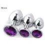 Pack of 3 Heart-Shaped Steel Jeweled Sexy Stimulation Toys Small/Medium/Large Metal Butt Trainer Toys A-n-A l P l u-G s Stainless Steel (Color : Brown) Pack of 3 Heart-Shaped Steel Jeweled Sexy Stimulation Toys Small/Medium/Large Metal Butt Trainer Toys A-n-A l P l u-G s Stainless Steel (Color : Brown)
