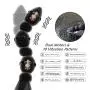 Vibrating Anal Beads Anal Vibrator Prostate Massager Butt Plug Flexible Silicone 10 Vibration Modes Anal Stimulator Sex Toy Rechargeable Waterproof Bullet Vibrator for Men Women and Couples Vibrating Anal Beads Anal Vibrator Prostate Massager Butt Plug Flexible Silicone 10 Vibration Modes Anal Stimulator Sex Toy Rechargeable Waterproof Bullet Vibrator for Men Women and Couples