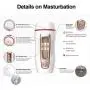 USB Rechargeab Automatic Piston Cup Strong Sucking 360 Rotating Electronic Heating Massage Cup Pocket Puss-ey Stroker for Men, Auto Sucking Vibrating Pussy Toys, Sexy Underwear Pleasure Toys
