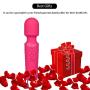 Powerful Strongest Quiet Waterproof magic Vibrating Wand Electric Massager Upgrade Cordless 8 Multi-Speed 20 Vibration Modes use for back waist foot Hand Pains&Sports Recovery Relieves fatigue Stress