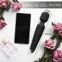 Mini Wand Massager, Fovel Wireless Cordless Portable Small Size Handheld Powerful Massage for Back Neck Shoulder 5 Vibrations & 5 Intensities Silent Waterproof USB Chargeable,Black Engin Mini Wand Massager, Fovel Wireless Cordless Portable Small Size Handheld Powerful Massage for Back Neck Shoulder 5 Vibrations & 5 Intensities Silent Waterproof USB Chargeable,Black Engin