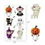 Halloween Stickers Kids Party Temporary Tattoos Set for Kid - Happy Halloween Decoration Party Temporary Tattoos Sticker,10 Sheets Halloween Stickers Kids Party Temporary Tattoos Set for Kid - Happy Halloween Decoration Party Temporary Tattoos Sticker,10 Sheets