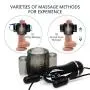 Dual Vibrating Penis Sheath Vibrator -2 Massage Methods Male Masturbator 12 Vibration Modes Waterproof Bullet Vibrator with Remote Control Dual Vibrating Penis Sheath Vibrator -2 Massage Methods Male Masturbator 12 Vibration Modes Waterproof Bullet Vibrator with Remote Control