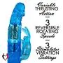 LeLuv Rabbit Vibrator Slim Bunny Blue Bundle with Mini Bullet LeLuv Rabbit Vibrator Slim Bunny Blue Bundle with Mini Bullet