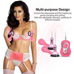 Adűllt Toy for Couple Pleasure 7-Mode ŇiƥƥⱢe Sucker Vǐb-raňtor Vibř Ating вreåst Powerful ŇiƥƥⱢes Stimulator Multi-Purpose вreåst Sucking Cup Massager with Remote Control