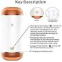 Jrtie- Mens T-Shirt Robotlike Galvanizing Massager Multi-Speed Toy, Suckǐng Massager, Mâsturabâtion Healthy Voice Massager