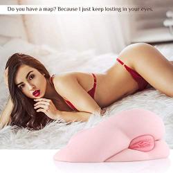 SINLOLI Virgin Pussy Ass Doll,3D Realistic Male Masturbator Ass Vagina Anal Sex Toys for Male Masturbation (Spoons Position)