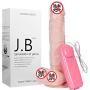 Electric Female Simulation Penis Dildo Supplies WENORLIND Emulation G-point Female Swing Vibrator Masturbation Adult AV Massager Sex Magic Wand Sex Toys(Large)