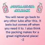 UNBOUND Jelly - Water Based Lubricant - Vegan, Organic, Sensual, Paraben Free, Menthol Free Oil for Him & Her (10 Pack)