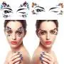 Lady Up 6 PCS Face Gems Stickers Rhinestones Crystals Rainbow Mermaid Face Jewels Glitters Temporary Tattoos Stickers for Festival Halloween Carnival Party Lady Up 6 PCS Face Gems Stickers Rhinestones Crystals Rainbow Mermaid Face Jewels Glitters Temporary Tattoos Stickers for Festival Halloween Carnival Party