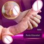 King-Sized 10 inch Amazing Performance Extender Enlargement, Extra Large 3" for Male Skin Color