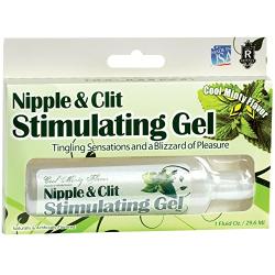 Doc Johnson Nipple and Clit Stimulating Gel - Tingling Sensations and a Blizzard of Pleasure - Mint - 1 fl. Oz. (29.5 ml)
