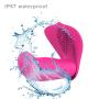 Silicone Wireless Massager with Remote Control, IP67 Waterproof,10-Speed and USB Charging (Red) Silicone Wireless Massager with Remote Control, IP67 Waterproof,10-Speed and USB Charging (Red)