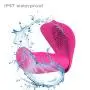 Silicone Wireless Massager with Remote Control, IP67 Waterproof,10-Speed and USB Charging (Red)