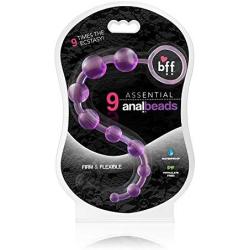 Si Novelties BFF 10 Essential Anal Beads, Purple, 2.08 Ounce